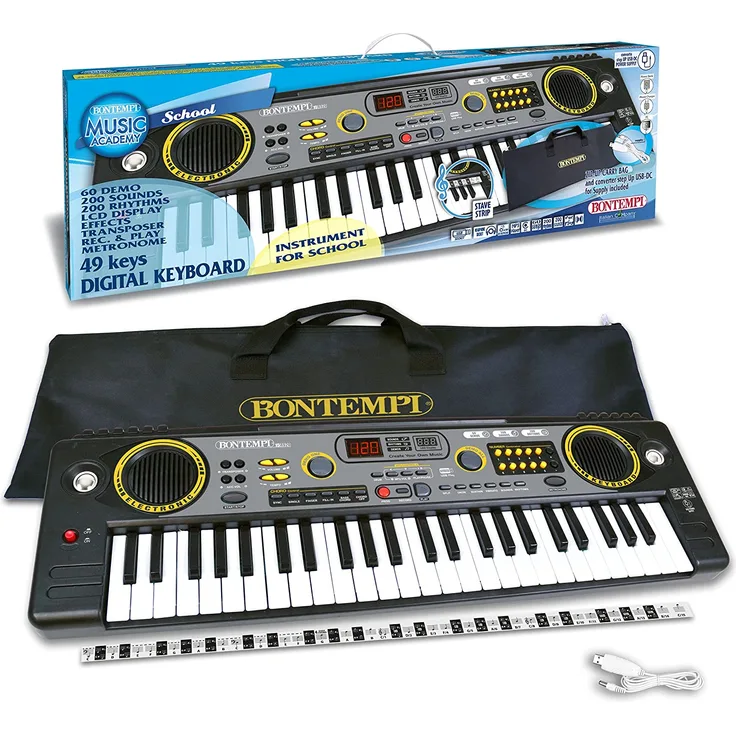 Bontempi Digital Keyboard 15 4920 mit 49 Tasten