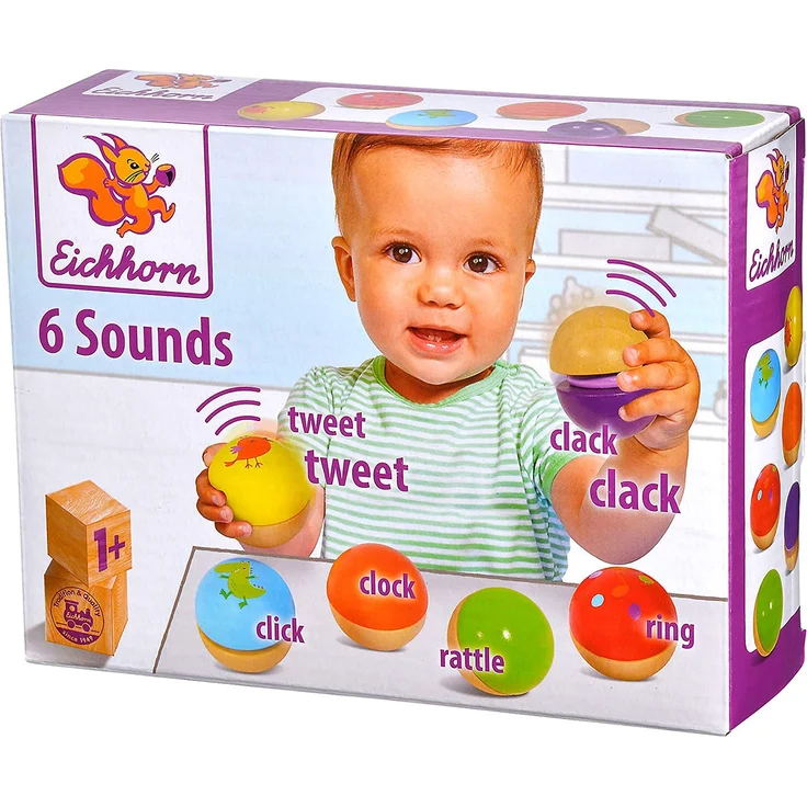 Eichhorn 100003487 EH Musik Holzkugel mit Sound - Preisvergleich – Bild 1
