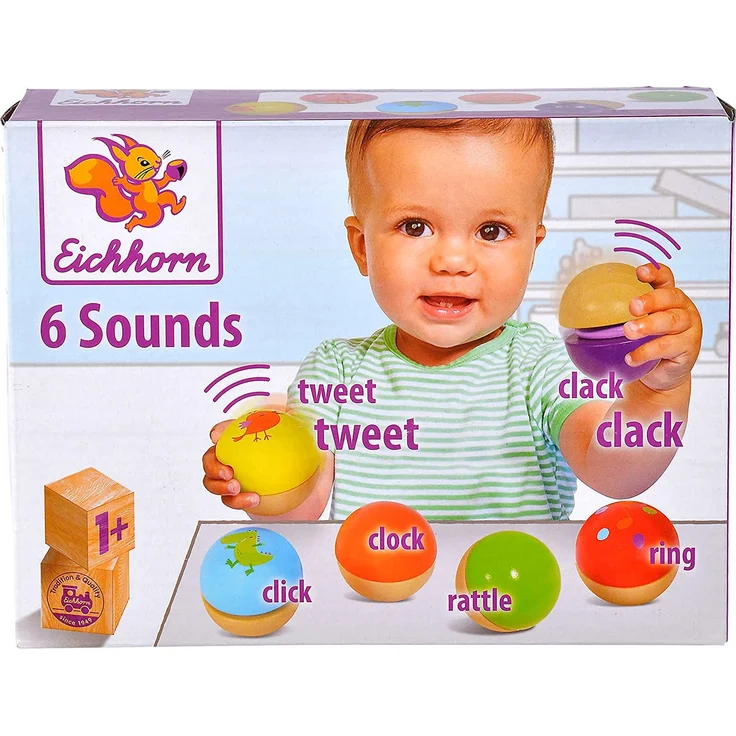 Eichhorn 100003487 EH Musik Holzkugel mit Sound - Preisvergleich – Bild 4