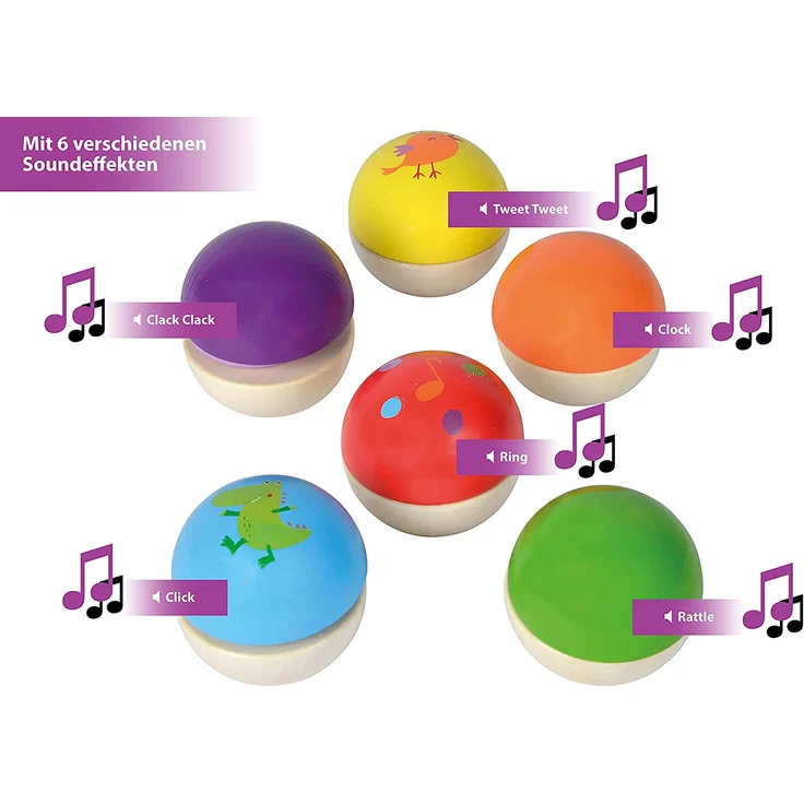 Eichhorn 100003487 EH Musik Holzkugel mit Sound - Preisvergleich – Bild 3