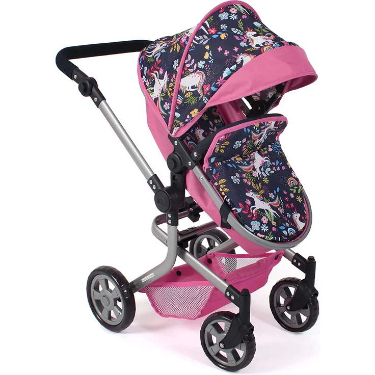Bayer Chic 2000 Kombi-Puppenwagen Mika Einhorn – Bild 4