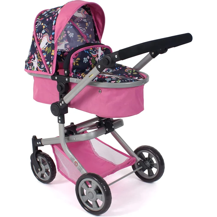 Bayer Chic 2000 Kombi-Puppenwagen Mika Einhorn – Bild 1