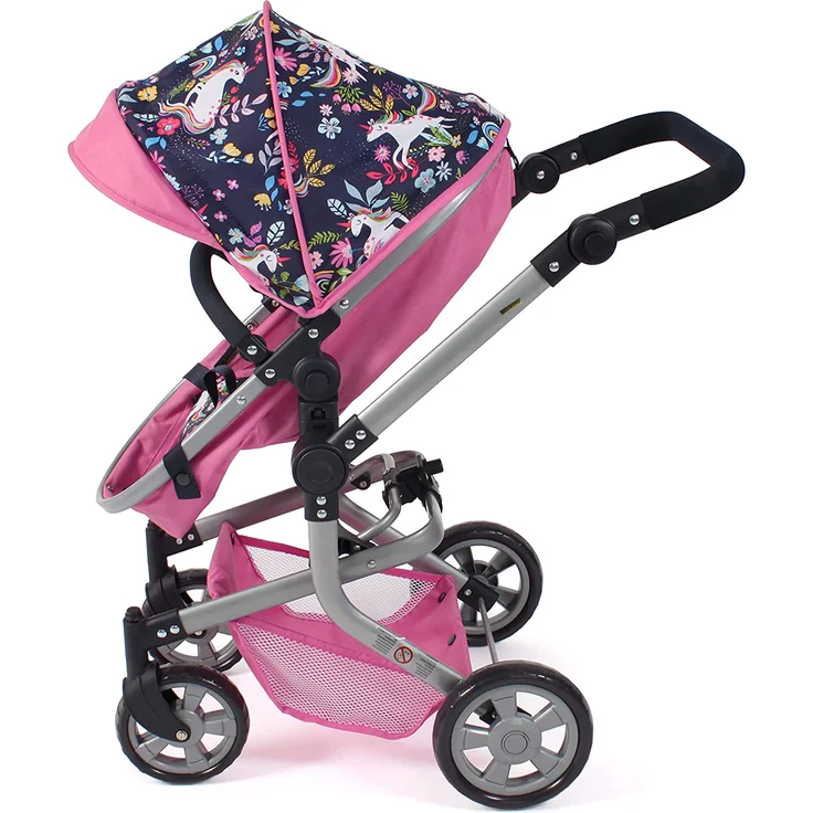 Bayer Chic 2000 Kombi-Puppenwagen Mika Einhorn – Bild 5