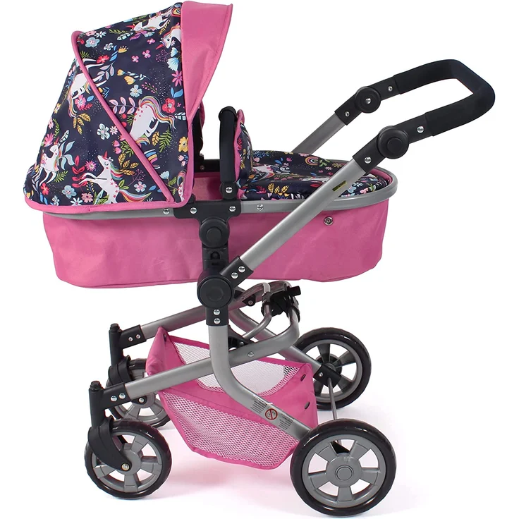 Bayer Chic 2000 Kombi-Puppenwagen Mika Einhorn – Bild 2