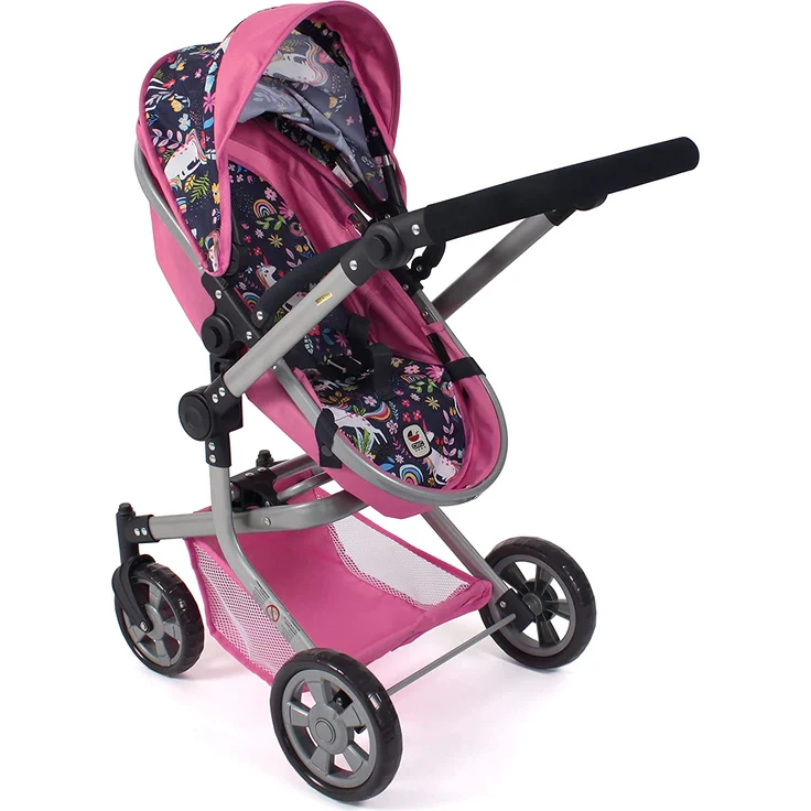 Bayer Chic 2000 Kombi-Puppenwagen Mika Einhorn – Bild 3