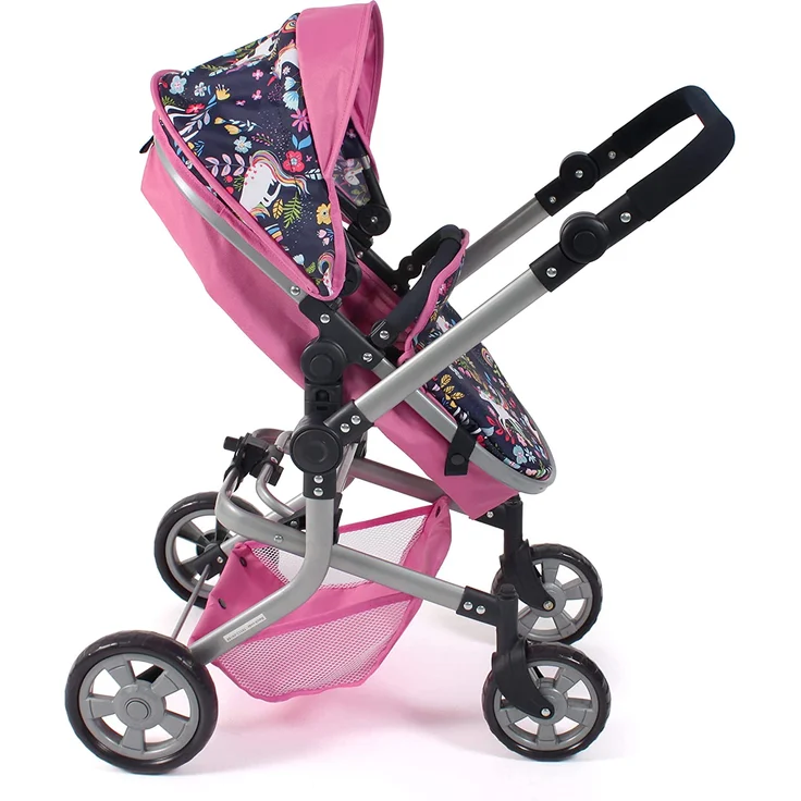 Bayer Chic 2000 Kombi-Puppenwagen Mika Einhorn – Bild 7