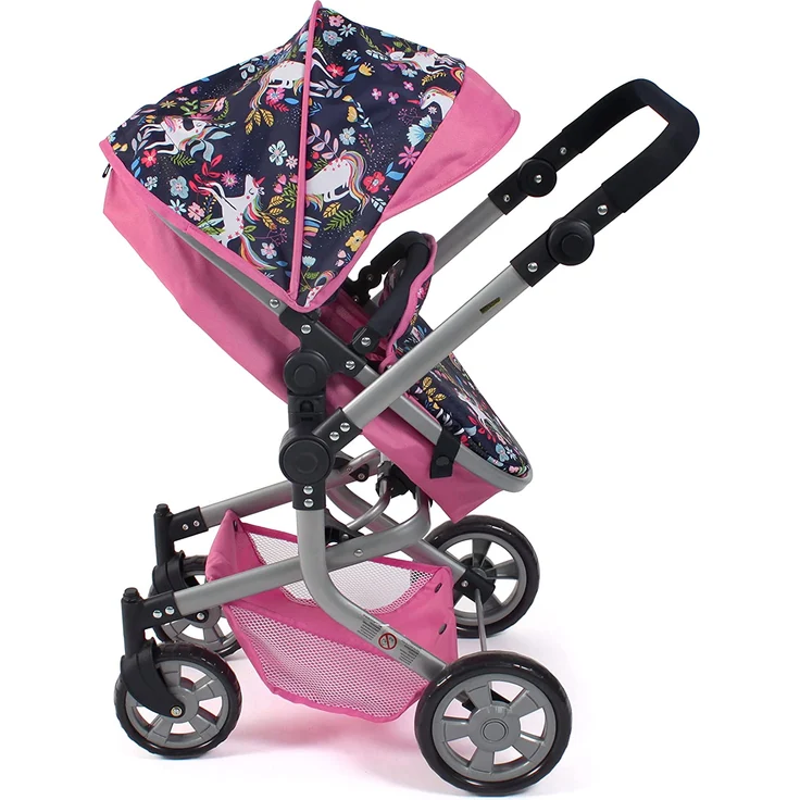 Bayer Chic 2000 Kombi-Puppenwagen Mika Einhorn – Bild 6