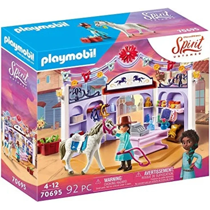 Playmobil Spirit Riding Free 70695 'Miradero Reitladen', 92 Teile, ab 4 Jahren