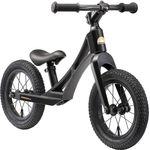 BIKESTAR Magnesium (superleicht) Kinderlaufrad Lauflernrad Kinderrad für Jungen und Mädchen ab 3 - 4 Jahre | 12 Zoll Kinder Laufrad BMX Ultraleicht | Schwarz | Risikofrei Testen
