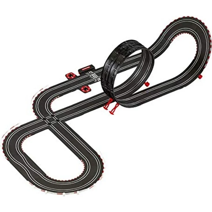 Carrera 20062492 GO!!! 'Nintendo Mario Kart Mach 8', Autorennbahn-Set, 5,3 Meter Streckenlänge, mit Mario & Luigi Spielzeugautos, für 2 Spieler, ab 6 Jahren - Preisvergleich – Bild 2