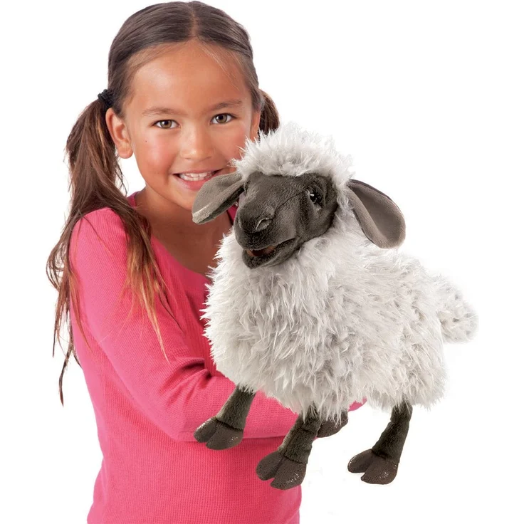 Folkmanis 3058 Handpuppe, Grau – weiß – Bild 3