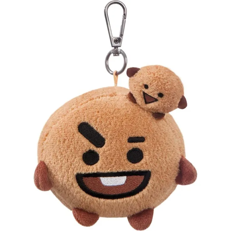schlüsselanhänger Linefriends BT21Shooky 8 cm Plüsch braun