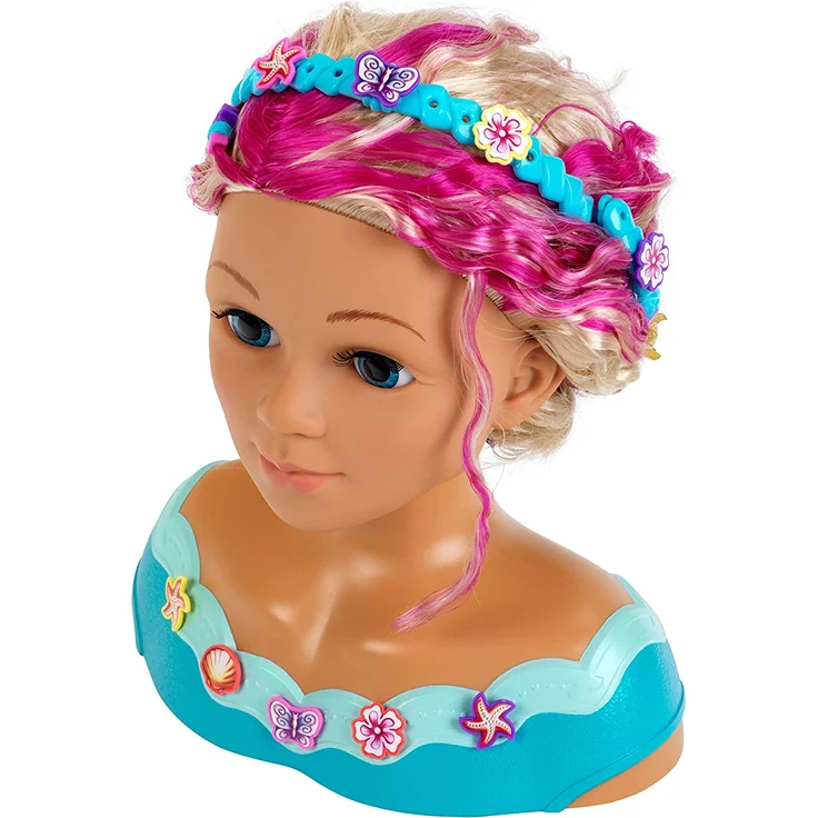 Frisier und Schminkkopf Mariella + Zubehör 33cm – Bild 7