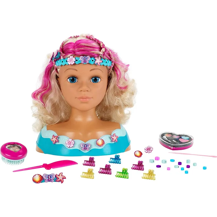 Frisier und Schminkkopf Mariella + Zubehör 33cm