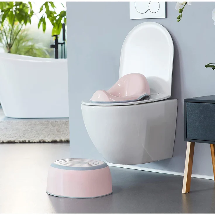 keeeper Babytopf deluxe 4in1, Töpfchen + Toilettensitz + Hocker + Feuchttuchspender, Ab ca. 18 Monate bis ca. 4 Jahre, Kasimir, Rosa – Bild 5