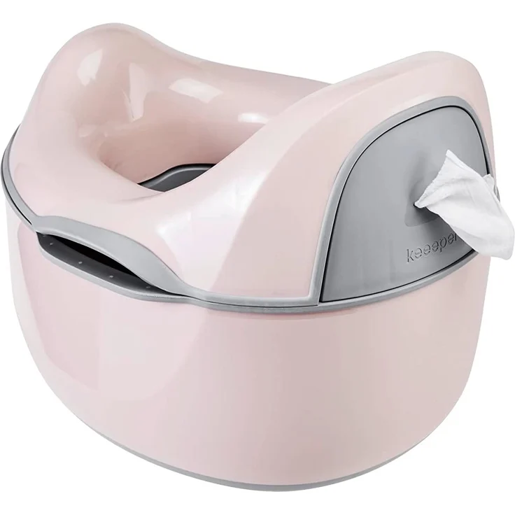 keeeper Babytopf deluxe 4in1, Töpfchen + Toilettensitz + Hocker + Feuchttuchspender, Ab ca. 18 Monate bis ca. 4 Jahre, Kasimir, Rosa – Bild 4