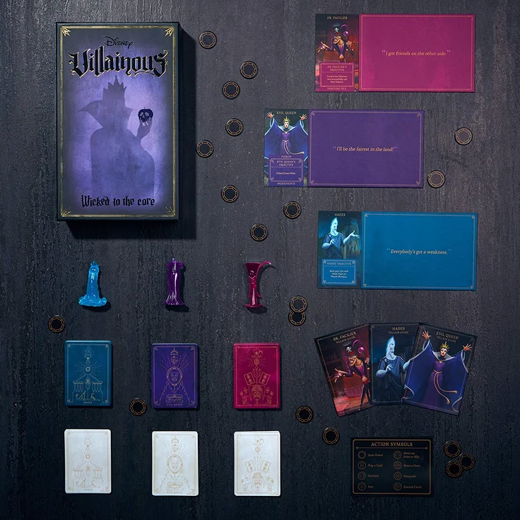 Ravensburger 26290 - Disney Wicked to The core Kinder & Erwachsene ab 10 Jahren, als Stand-Alone oder Erweiterung Villainous Strategiespiel – Bild 7