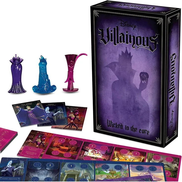 Ravensburger 26290 - Disney Wicked to The core Kinder & Erwachsene ab 10 Jahren, als Stand-Alone oder Erweiterung Villainous Strategiespiel