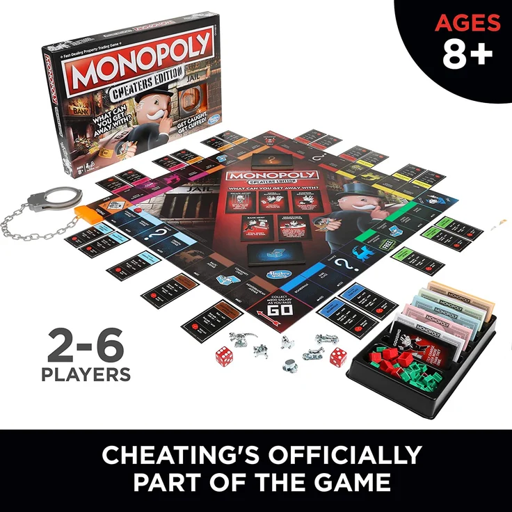 Hasbro Gaming Monopoly Cheaters Edition Family Game – Bild 3