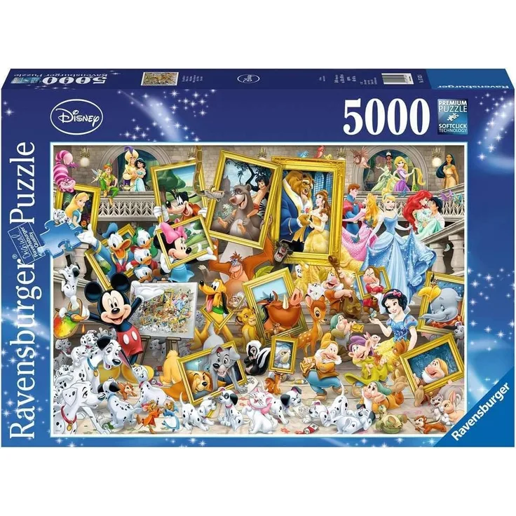 Ravensburger Puzzle 17432 - Micky als Künstler - 5000 Teile
