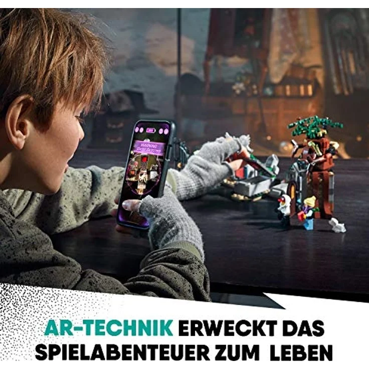 LEGO 70420 Hidden Side Geheimnisvoller Friedhof Kinderspielzeug, Augmented Reality Funktionen – Bild 2