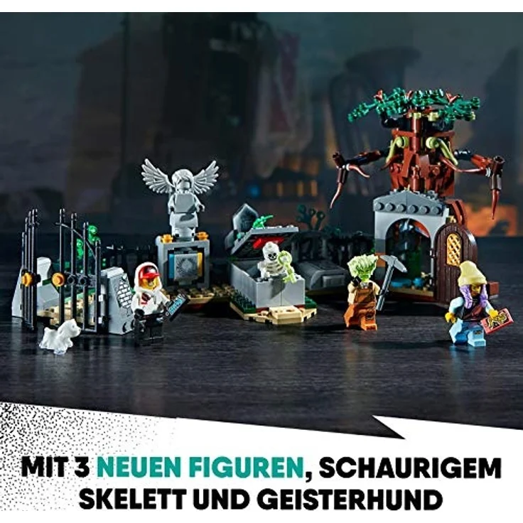 LEGO 70420 Hidden Side Geheimnisvoller Friedhof Kinderspielzeug, Augmented Reality Funktionen – Bild 6