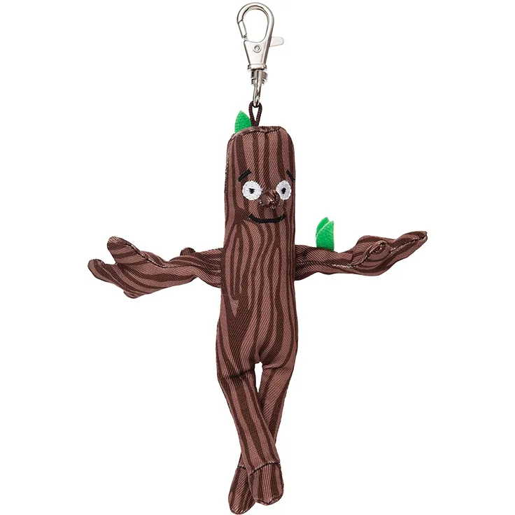 Aurora World 60574 - Stickman Schlüsselanhänger Plüsch, 14 cm
