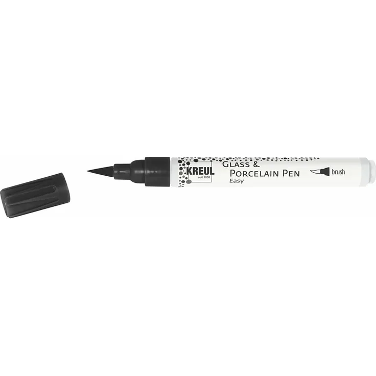 Kreul Glass & Porcelain Pen Easy brush schwarz - Preisvergleich
