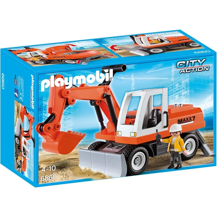 Playmobil 6860 - Schaufelbagger mit Räumschild