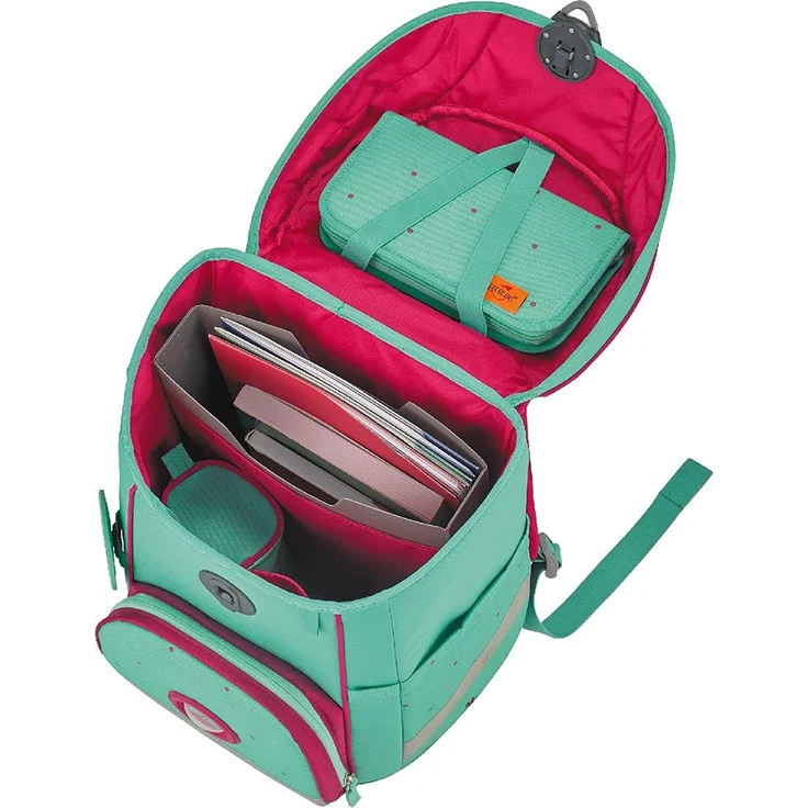 DerDieDas ErgoFlex Easy Schulranzenset 5-teilig Peppermint Pony – Bild 5