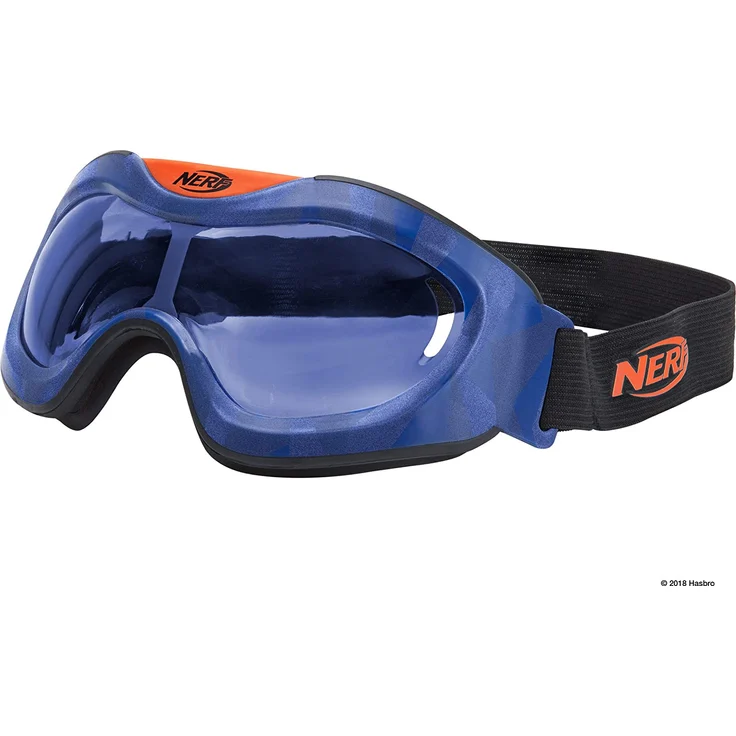 Nerf Elite Battlebrille Blau 11558 hochwertige Brille mit größenverstellbaren Riemen im sytlischen Nerf Elite Design, für actionreichen Spielspaß – Bild 3