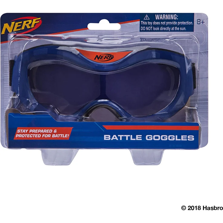 Nerf Elite Battlebrille Blau 11558 hochwertige Brille mit größenverstellbaren Riemen im sytlischen Nerf Elite Design, für actionreichen Spielspaß – Bild 2