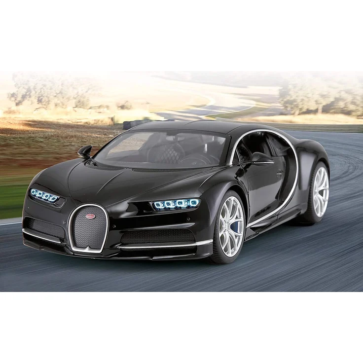 RC Bugatti Chiron Jungen 27 MHz 1:14 schwarz – Bild 2