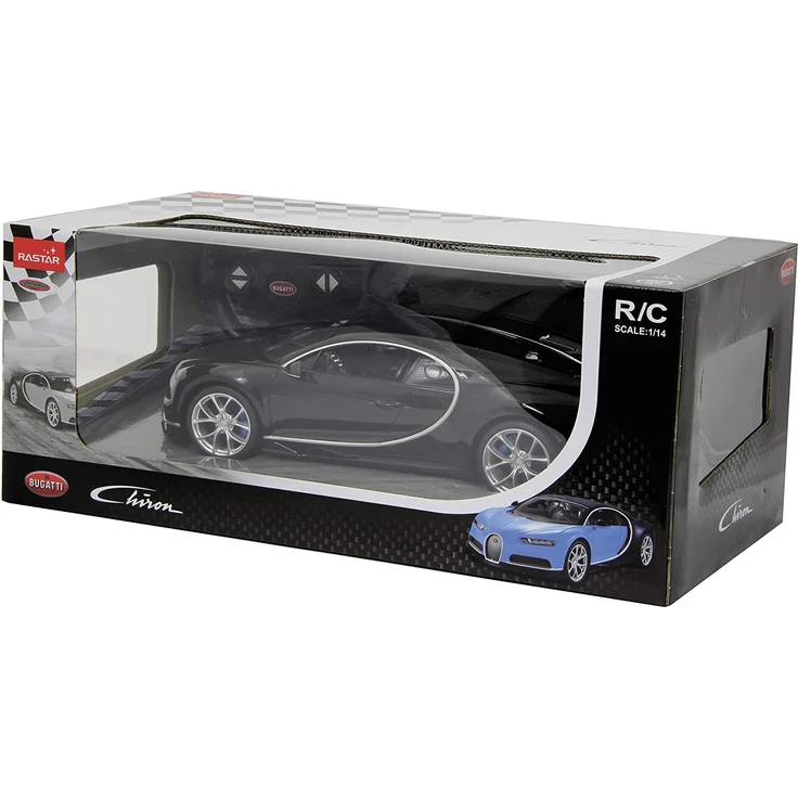 RC Bugatti Chiron Jungen 27 MHz 1:14 schwarz – Bild 7