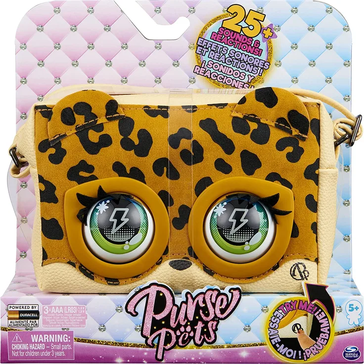PURSE PETS Interactive bag Leopard The Leoluxe