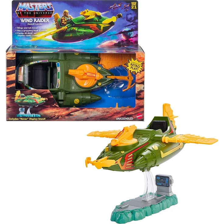 Mattel - Masters of the Universe - Wind Raider-Fahrzeug zum Spielen und Sammeln - Preisvergleich – Bild 1