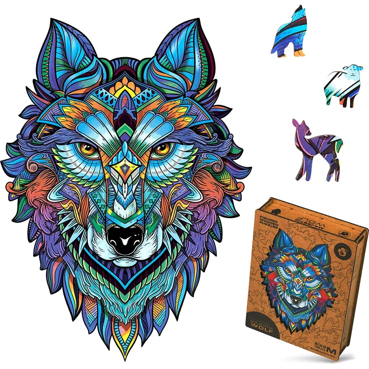 Majestic Wolf - M (24 x 33 cm) – Bild 1