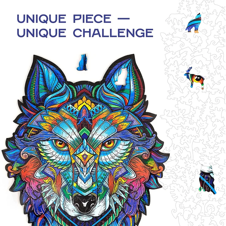 Majestic Wolf - M (24 x 33 cm) – Bild 2