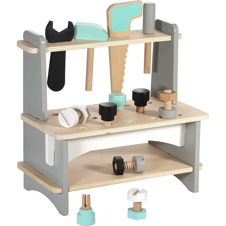 Kindsgut Werkbank, Holz-Spielzeug für Kinder - Preisvergleich – Bild 1