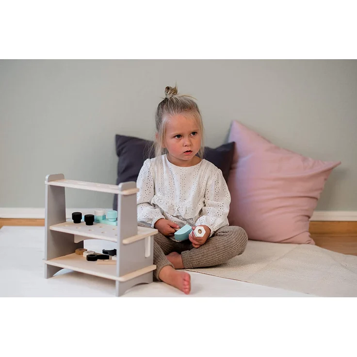 Kindsgut Werkbank, Holz-Spielzeug für Kinder - Preisvergleich – Bild 4
