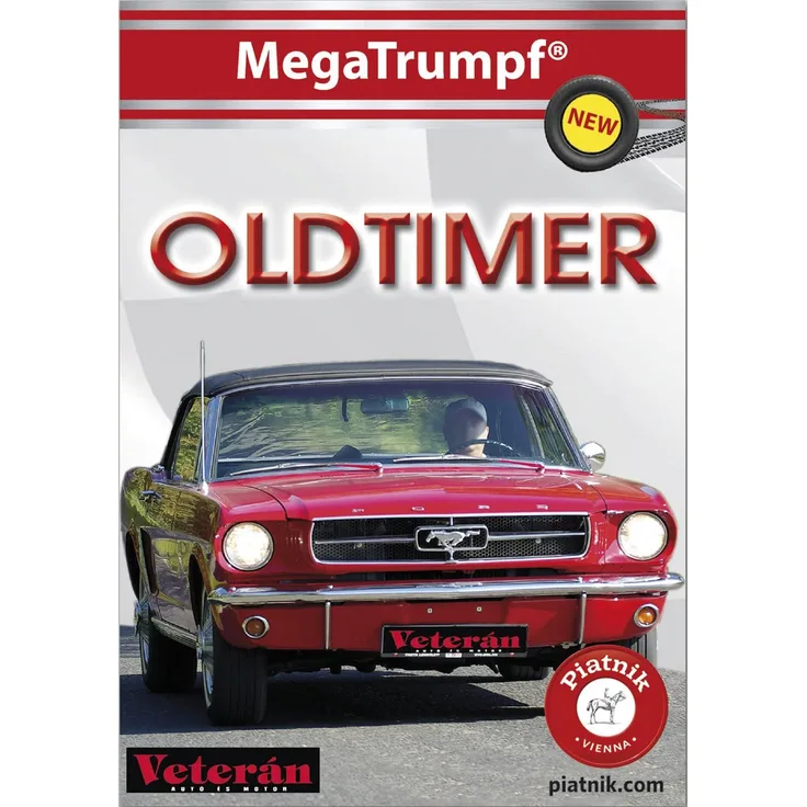 Piatnik 4253 - Quartett MegaTrumpf - Oldtimer, Kartenspiel
