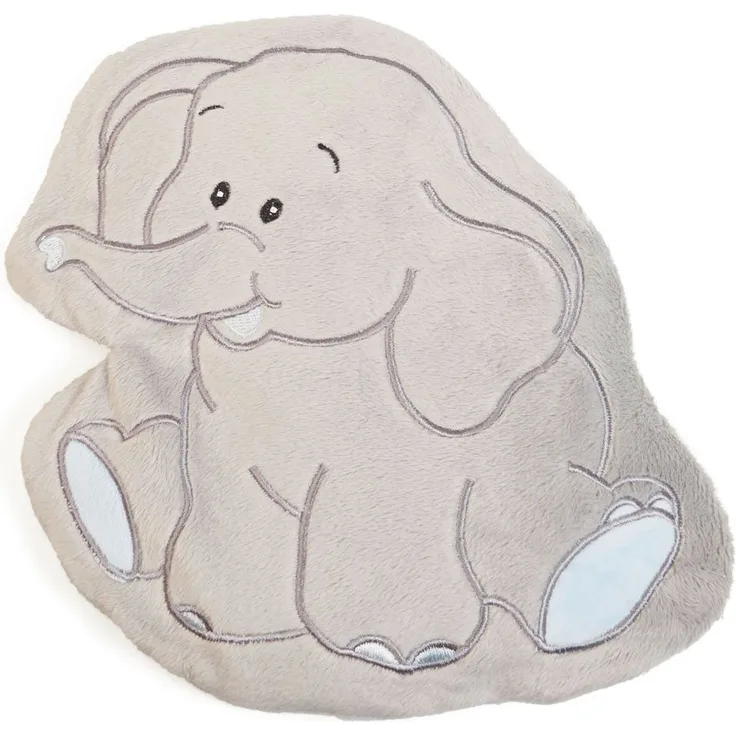 Grünspecht 120-V1 Wärmezoo Elefant, Traubenkern-Kissen, ca. 22 x 18 cm