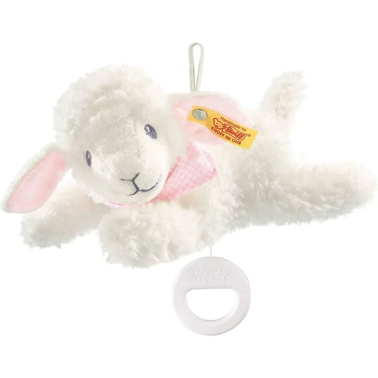 Steiff - Babywelt - Spielzeug - Spieluhren - Träum-süß-Lamm Spieluhr, rosa, 25cm