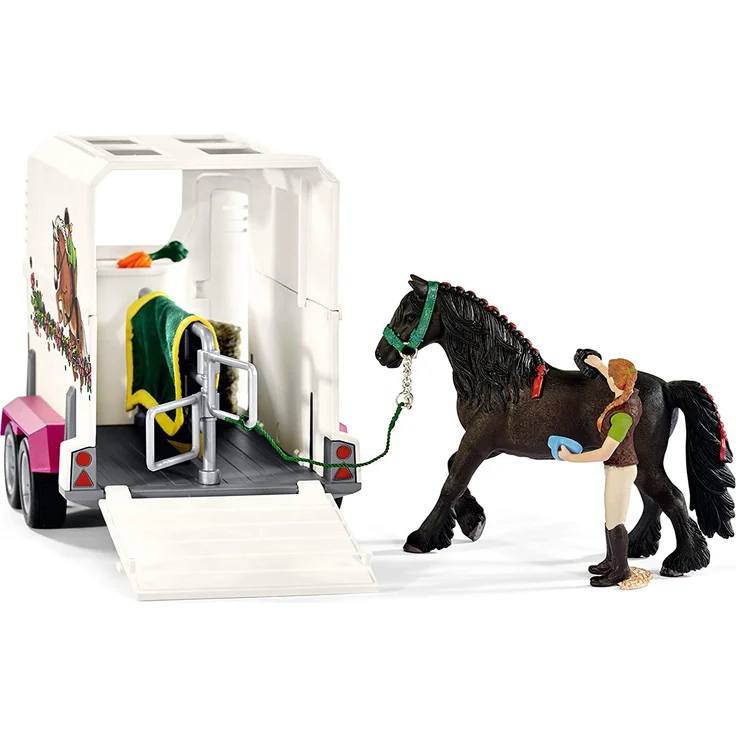 Schleich Horse Club 42346 'Pick-up mit Pferdeanhänger', ab 5 Jahren, 15 Teile - Preisvergleich – Bild 5