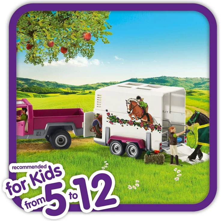 Schleich Horse Club 42346 'Pick-up mit Pferdeanhänger', ab 5 Jahren, 15 Teile - Preisvergleich – Bild 9