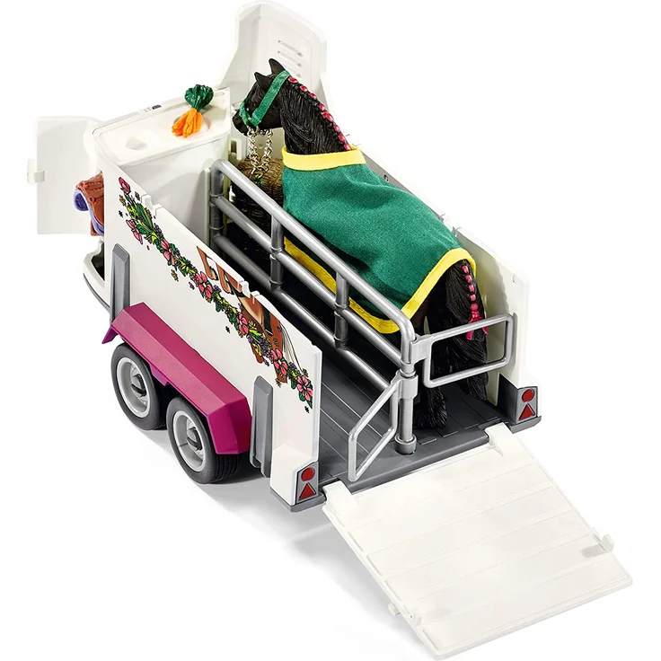 Schleich Horse Club 42346 'Pick-up mit Pferdeanhänger', ab 5 Jahren, 15 Teile - Preisvergleich – Bild 4
