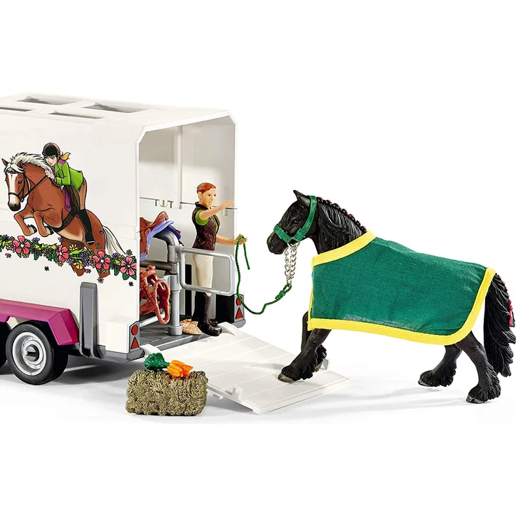 Schleich Horse Club 42346 'Pick-up mit Pferdeanhänger', ab 5 Jahren, 15 Teile - Preisvergleich – Bild 3