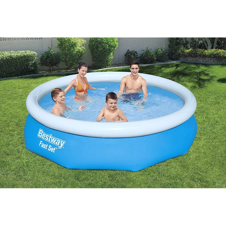 Bestway Fast Set Aufblasbarer Swimmingpool Rund 305x76 cm 57266 – Bild 2