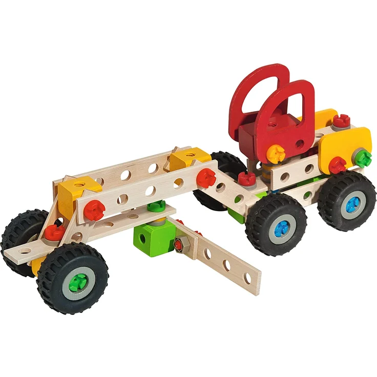 Eichhorn 100039058 - Constructor Harvester, 140-tlg., Holz Konstructions-Set, 3 verschiedene Modellvarianten baubar, FSC 100% Zertifiziertes Buchenholz - Preisvergleich – Bild 4