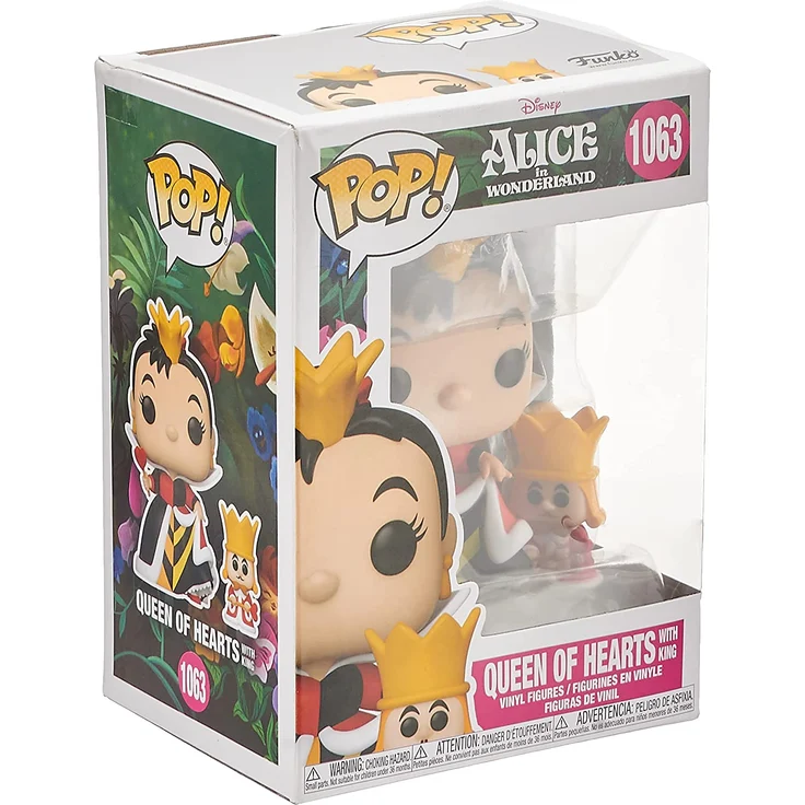 Alice im Wunderland in Wonderland - Queen of Hearts With King 1063 - Funko Pop! - Vinyl Figur - Preisvergleich – Bild 3